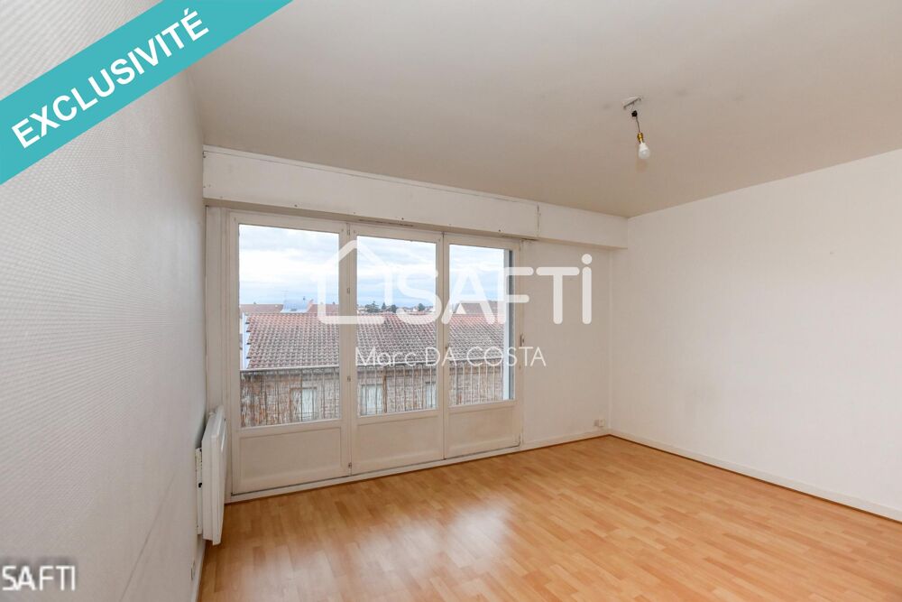 Vente Appartement T3 traversant, dernier tage, grand balcon, proche centre ville Montbrison