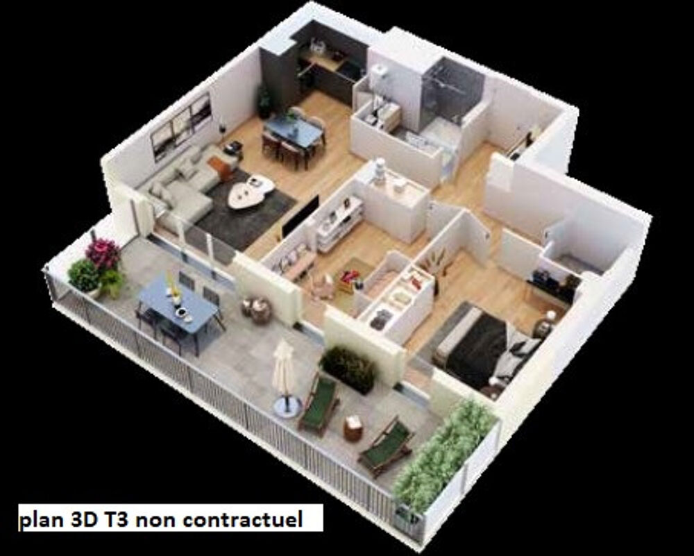 Vente Appartement T3 64.46m2 Challans