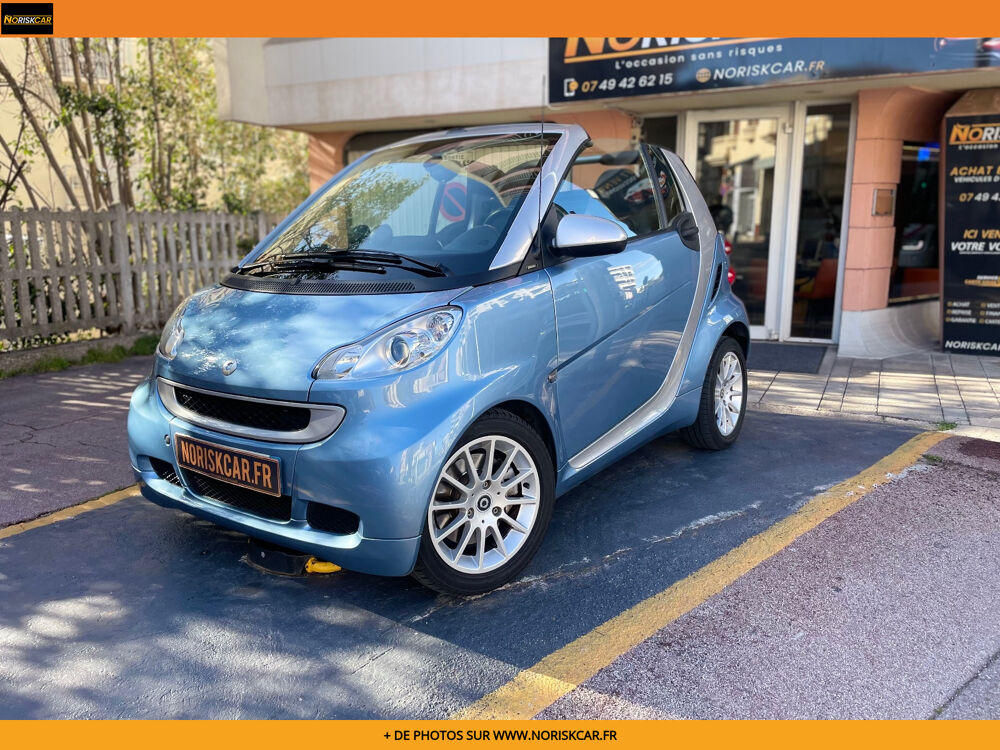 ForTwo Smart Cabrio 1.0 71ch mhd Passion Softouch 2011 occasion 06600 Antibes