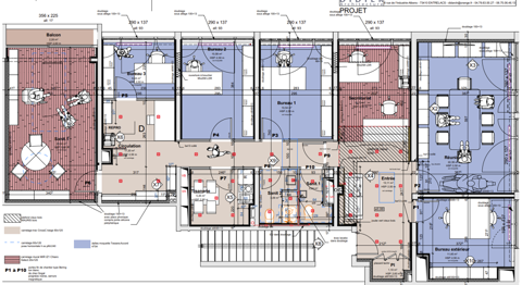   Bureaux totalement rénovés - 137m2 - Rue Henry bordeaux 