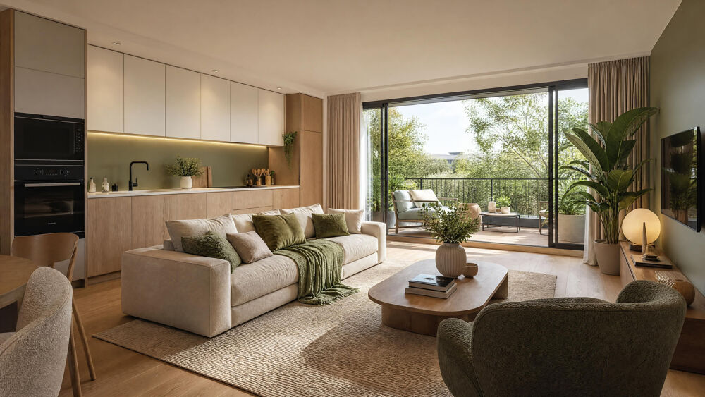 Appartement T3 avec grande terrasse à Eybens