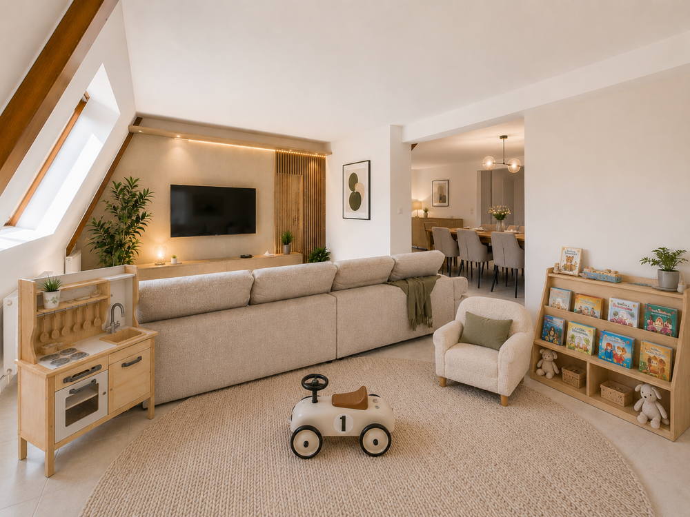 Magnifique duplex avec vue sur un étang