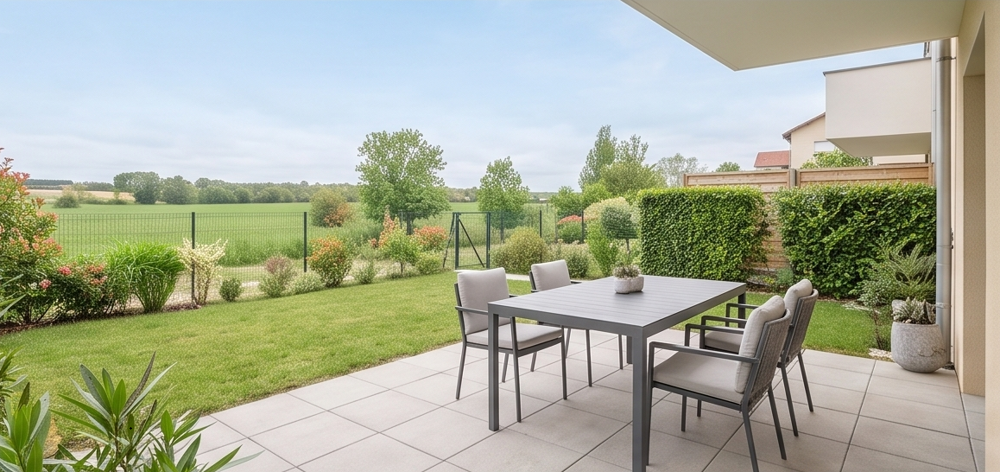 Rez-de-jardin 4 pièces proche Brumath