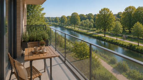   Coup de coeur au bord de l'eau - T2 en dernier étage ! Appartement - 2 pièce(s) - 38 m²