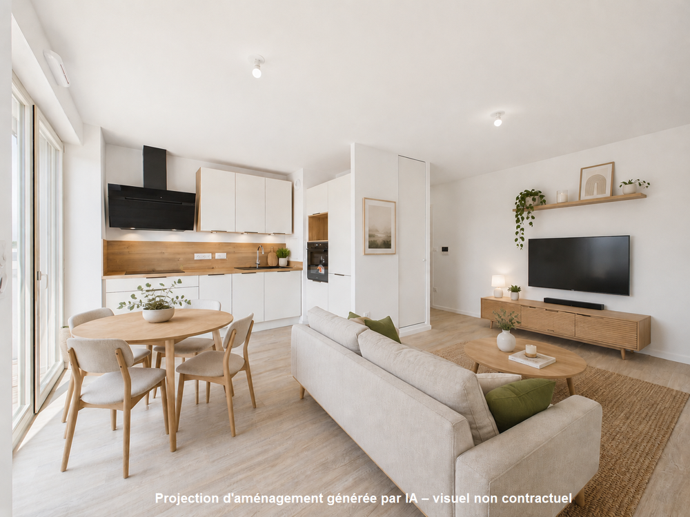 Appartement 2 pièces 44 m² · à Mittelhausbergen · 44 m² · 217 300 €