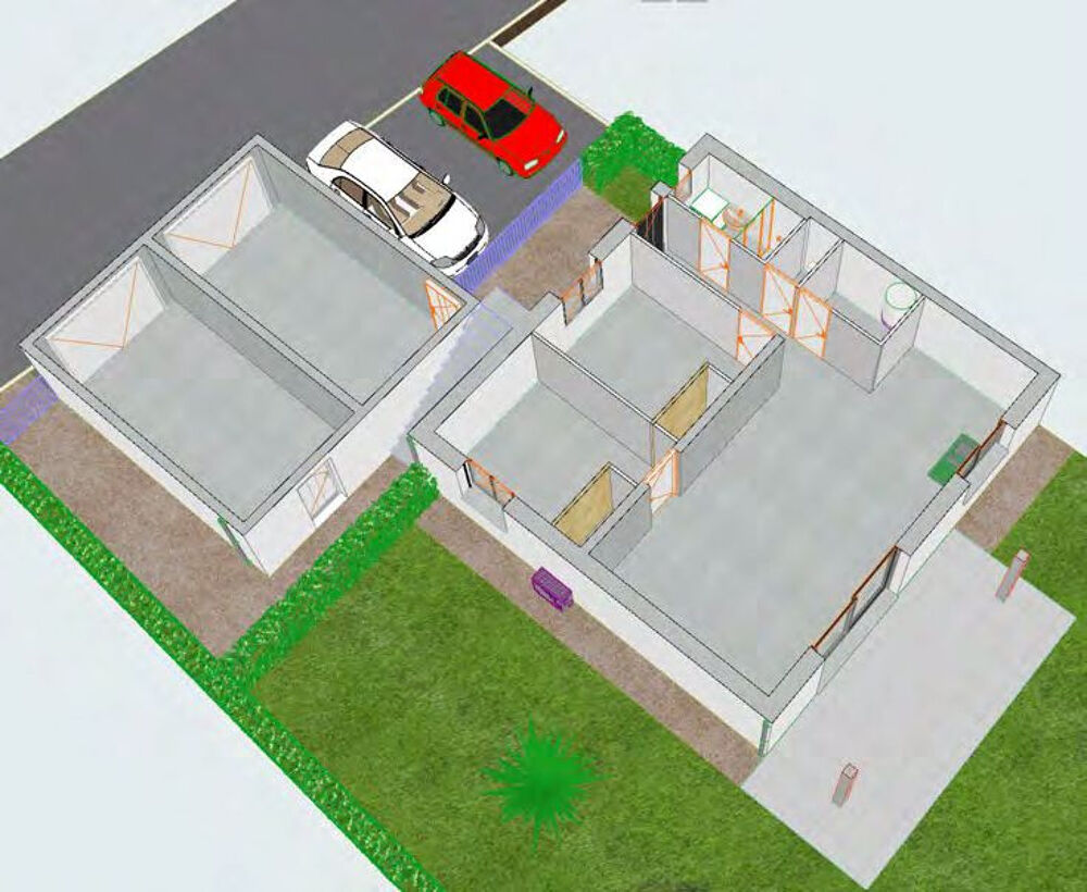Vente Appartement Appartement de 68 m2 avec terrasse et jardin La buissiere