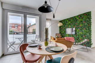 Location Appartement T2 meublé de 43 m2 avec balcon et parking Toulouse