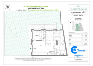  Appartement � vendre 4 pi�ces 80 m�