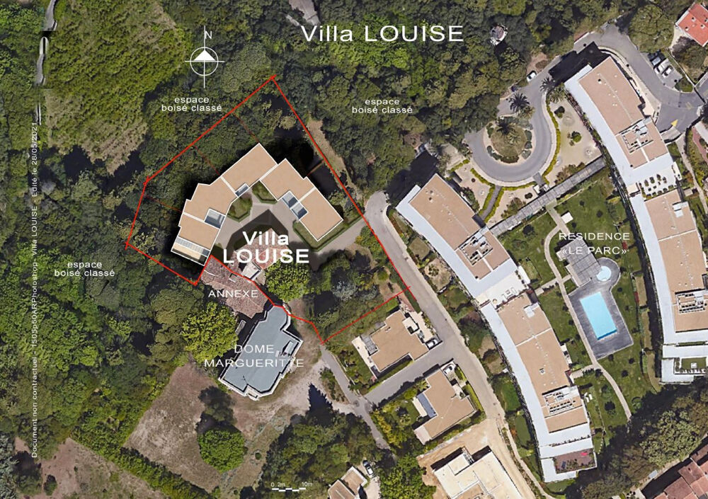 T3 haut standing dans résidence avec piscine et parc classé