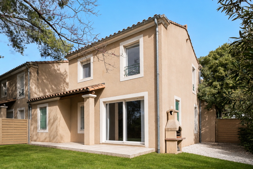 Montpellier Les Grisettes - Villa P5 - Terrasse + Jardin + Garage 1 place de parking