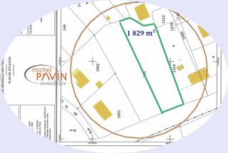  Terrain  vendre 1829 m