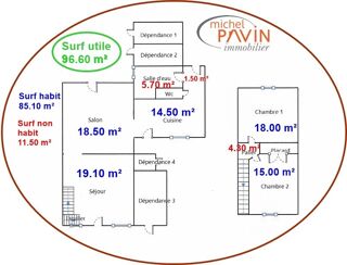  Maison � vendre 5 pi�ces 85 m�