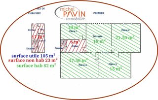  Appartement  vendre 5 pices 88 m