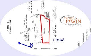  Terrain  vendre 1829 m