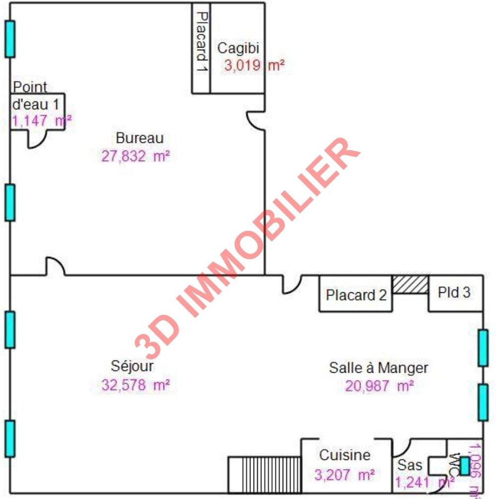 vente appartement - 8 pièce(s)