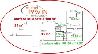  Maison à vendre 7 pièces 142 m²