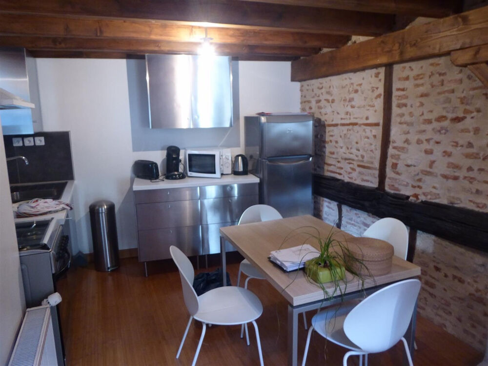 Appartement T3 duplex meublé avec terrasse en centre ville
