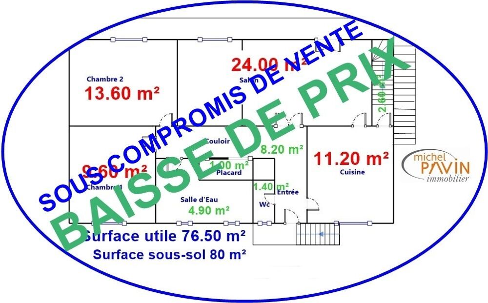 vente maison - 4 pièce(s)
