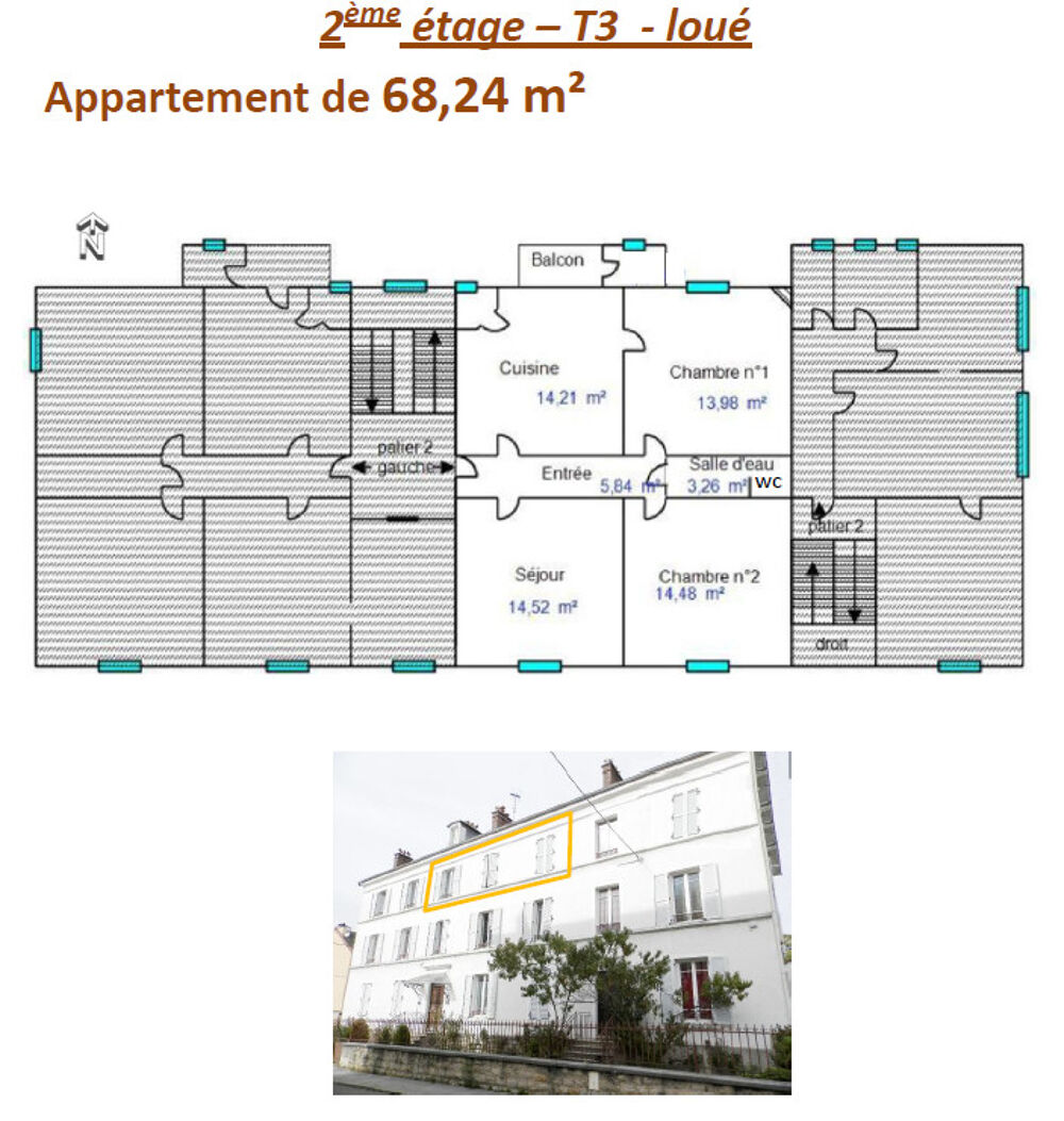 vente appartement - 4 pièce(s)