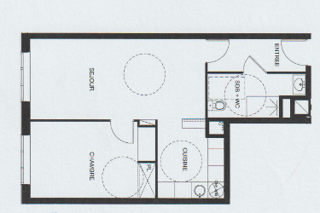  Appartement � vendre 2 pi�ces 47 m�