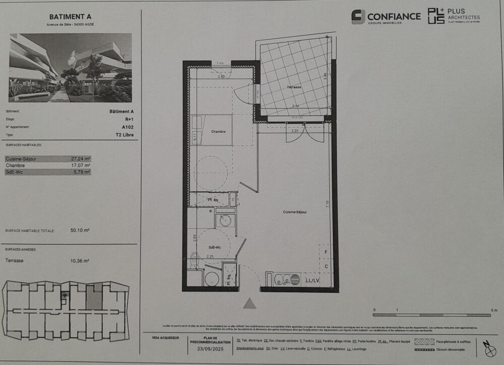 APPARTEMENT NEUF DE TYPE 2 AVEC TERRASSE ET PARKING