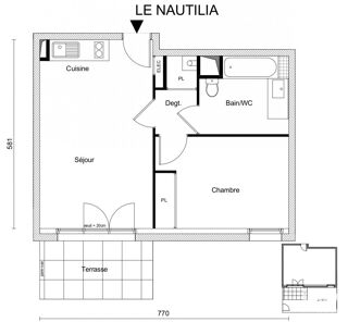  Appartement � vendre 2 pi�ces 40 m�