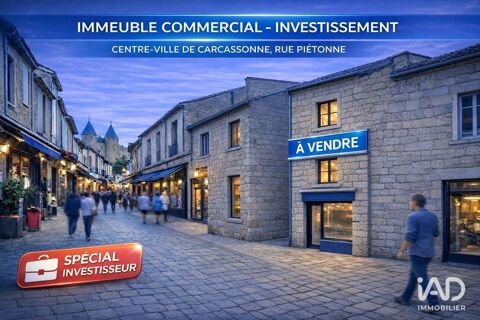 Vente Murs commerciaux 90 m&sup2; 99000 11000 Carcassonne