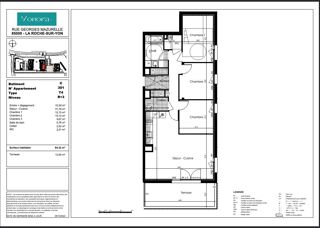  Appartement � vendre 4 pi�ces 84 m�