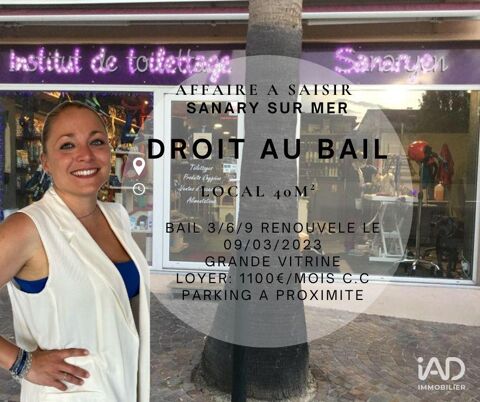 Vente Droit au bail 40 m&sup2; 24500 83110 Sanary-sur-mer