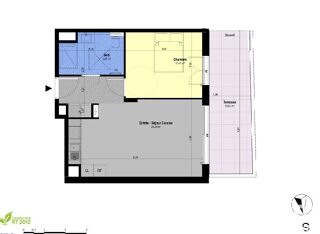  Appartement � vendre 2 pi�ces 43 m�