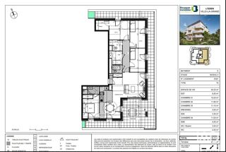  Appartement � vendre 5 pi�ces 108 m�