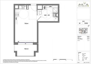  Appartement � vendre 1 pi�ce 27 m�