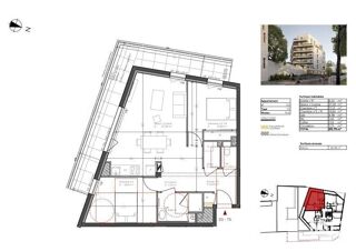  Appartement � vendre 3 pi�ces 65 m�