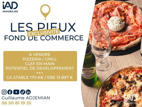 Vente Pizzeria 187 m&sup2; 120000 50340 Les pieux