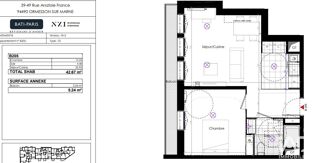  Appartement � vendre 2 pi�ces 42 m�