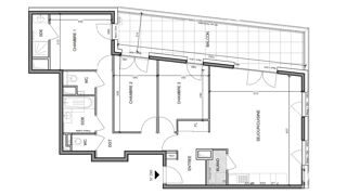  Appartement  vendre 4 pices 87 m