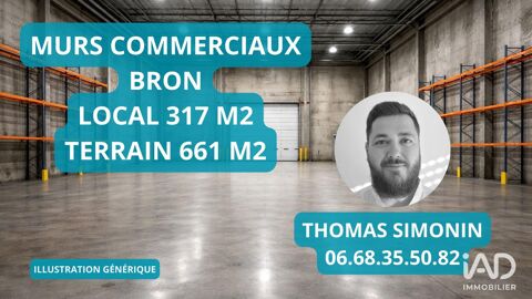 Vente Murs commerciaux 317 m&sup2; 630000 69500 Bron