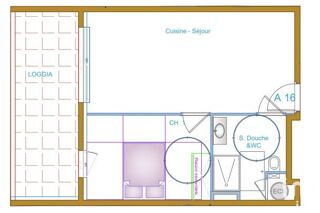  Appartement � vendre 2 pi�ces 41 m�