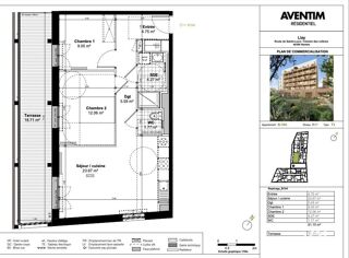  Appartement � vendre 3 pi�ces 61 m�