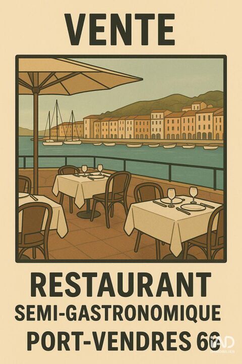 Vente Restaurant 200 m&sup2; 560000 66660 Port-vendres