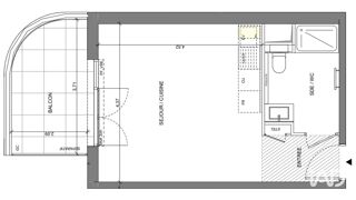  Appartement � vendre 1 pi�ce 28 m�