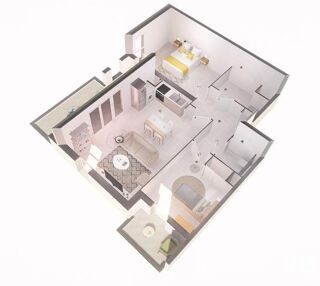  Appartement � vendre 3 pi�ces 62 m�