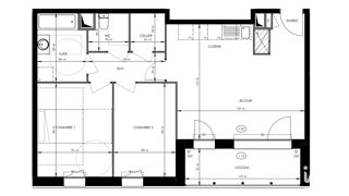  Appartement � vendre 3 pi�ces 63 m�