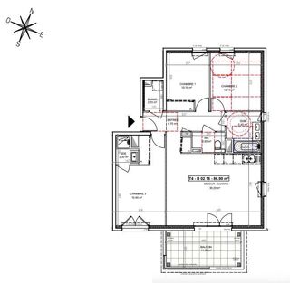  Appartement � vendre 4 pi�ces 86 m�