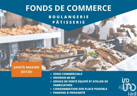 Vente Boulangerie 86 m&sup2; 330000 83120 Sainte-maxime