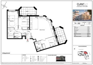  Appartement � vendre 4 pi�ces 84 m�