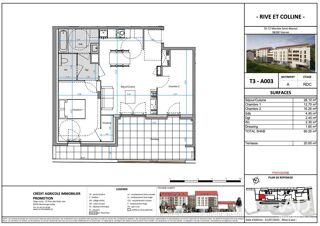  Appartement � vendre 3 pi�ces 60 m�