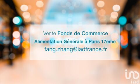 Vente Boutique/Local commercial 50 m&sup2; 88000 75017 Paris
