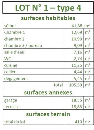  Maison � vendre 5 pi�ces 105 m�