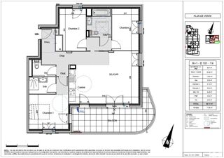  Appartement � vendre 4 pi�ces 86 m�